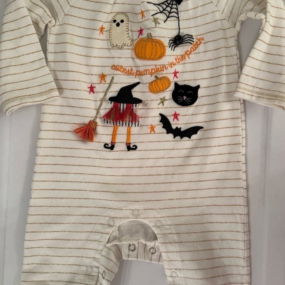 EUC Mudpie Halloween Romper 9-12M